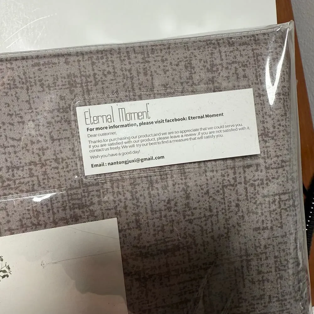 Eternal Moment 3-Piece Bedding Set Queen Size Duvet Cover & Pillowcases Gray